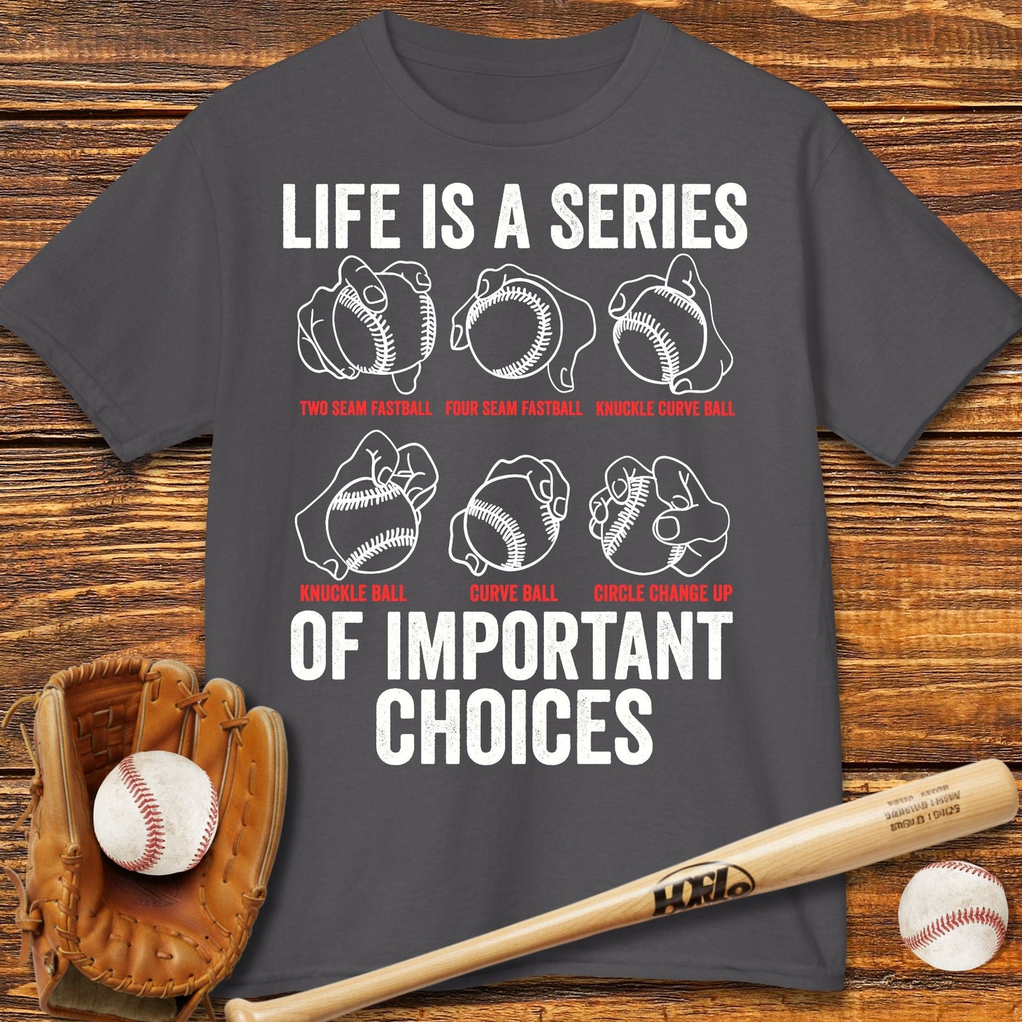 Baseball Pitches Kids T-Shirt - HomeRun PrintsKids clothes
