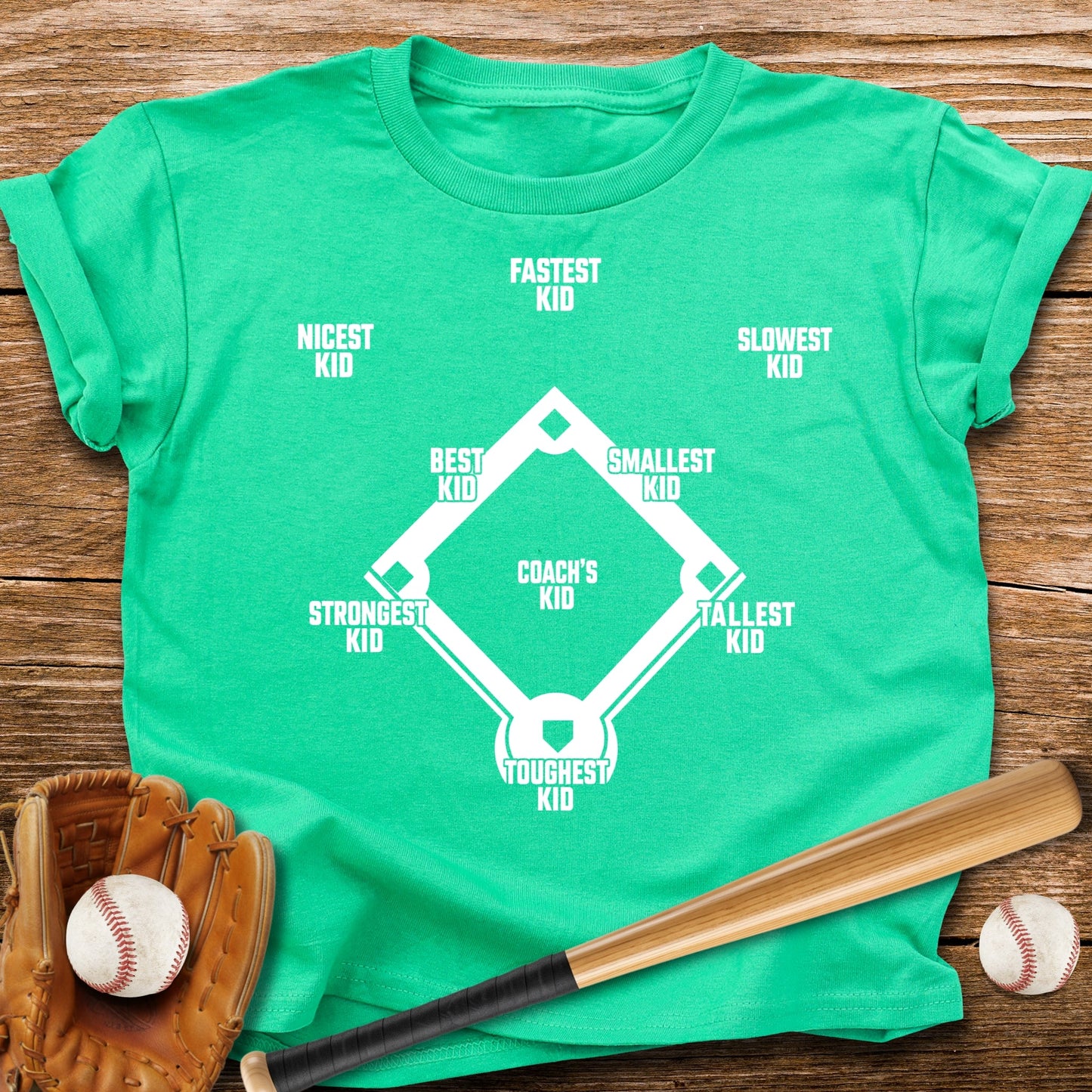 Baseball Positions Youth Tee - HomeRun PrintsKids clothes