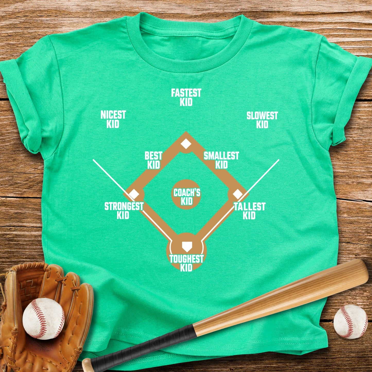 Baseball Positions Youth Tee - HomeRun PrintsKids clothes