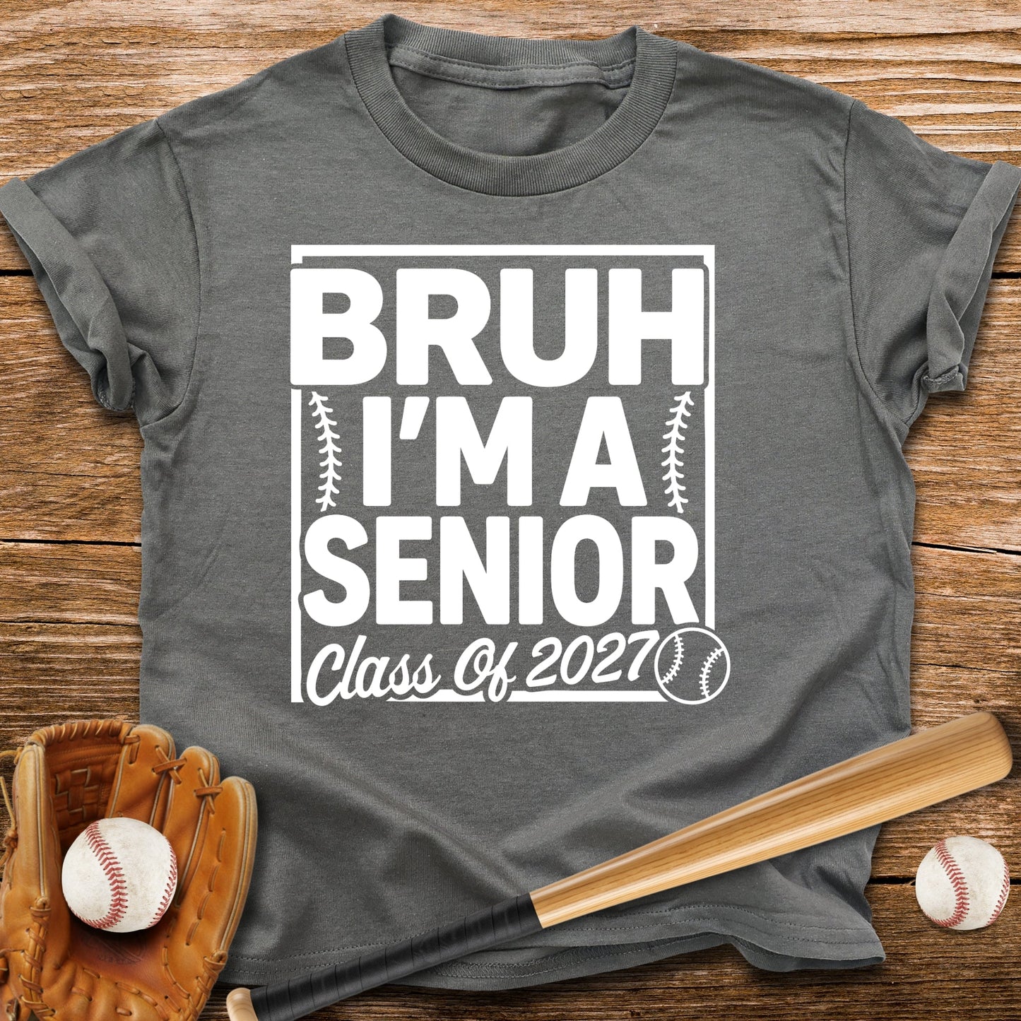Baseball Senior 2027 Youth Tee - HomeRun PrintsKids clothes