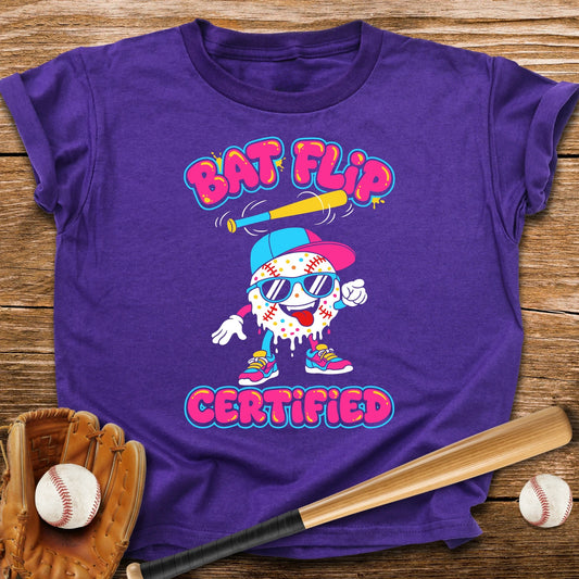 Bat Flip Certified Youth Tee - HomeRun PrintsKids clothes