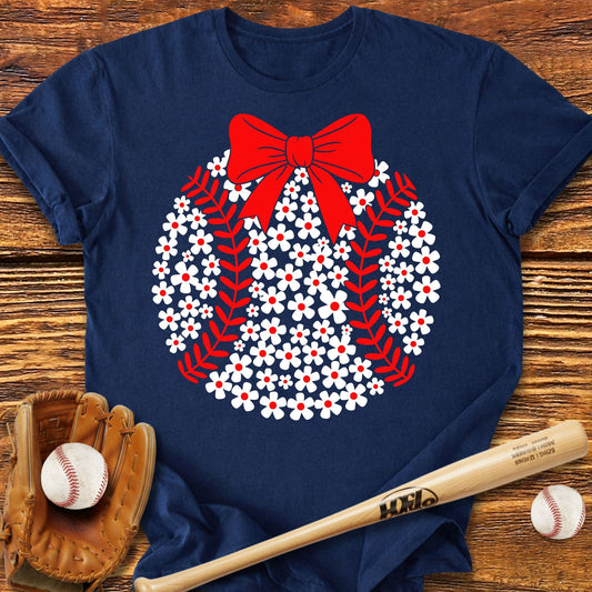 Boho Flower Baseball T-Shirt - HomeRun PrintsT-Shirt