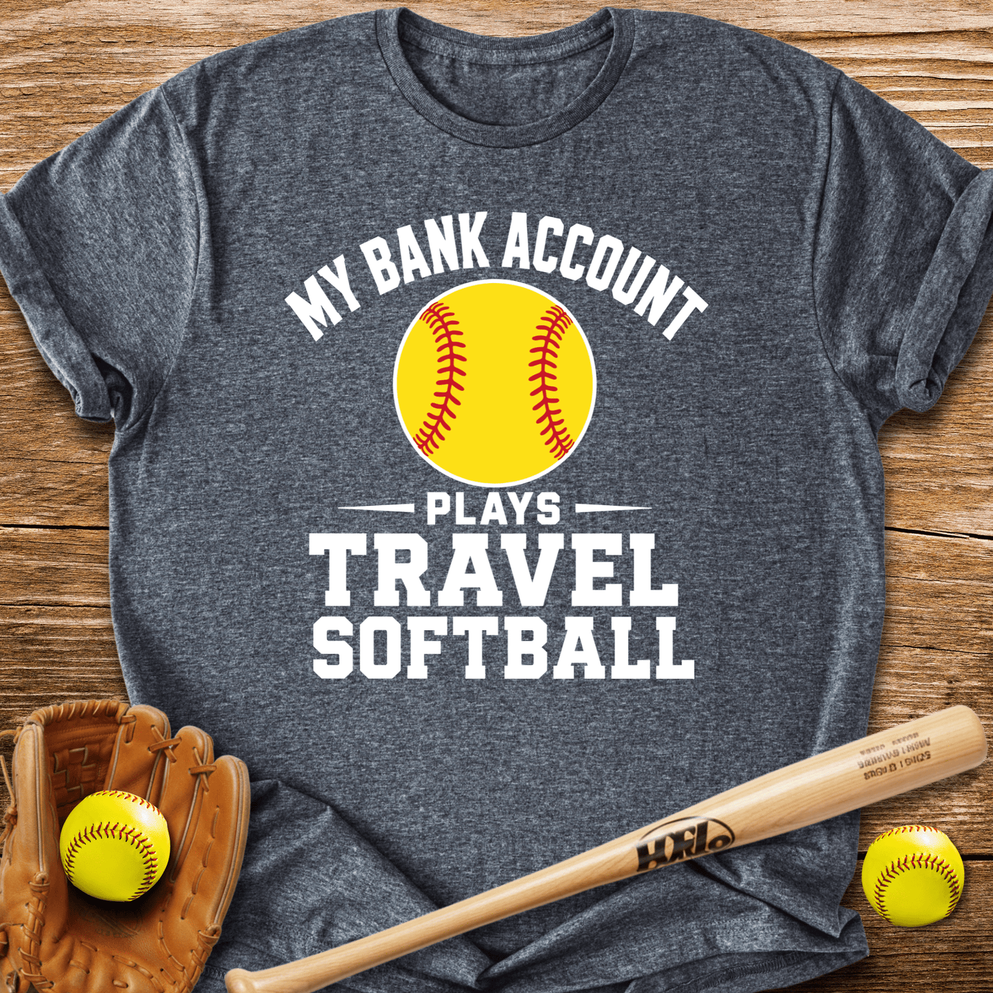 Broke From Travel Softball T-Shirt - HomeRun PrintsT-Shirt
