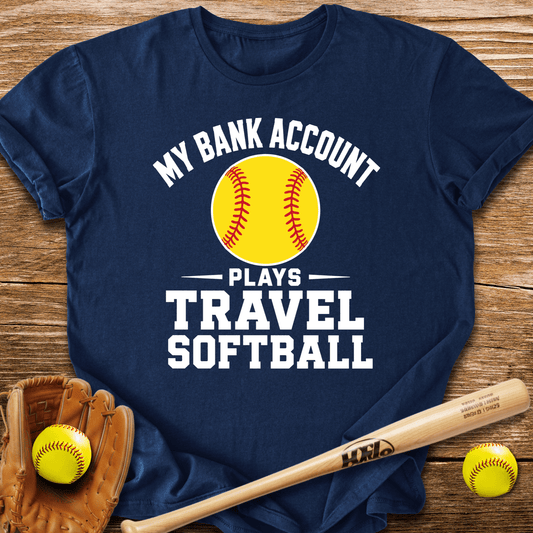 Broke From Travel Softball T-Shirt - HomeRun PrintsT-Shirt
