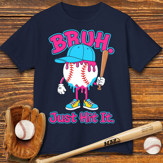 Bruh Just Hit It Drip Kids T-shirt - HomeRun PrintsKids clothes