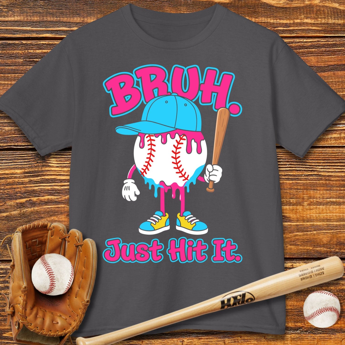 Bruh Just Hit It Drip Kids T-shirt - HomeRun PrintsKids clothes