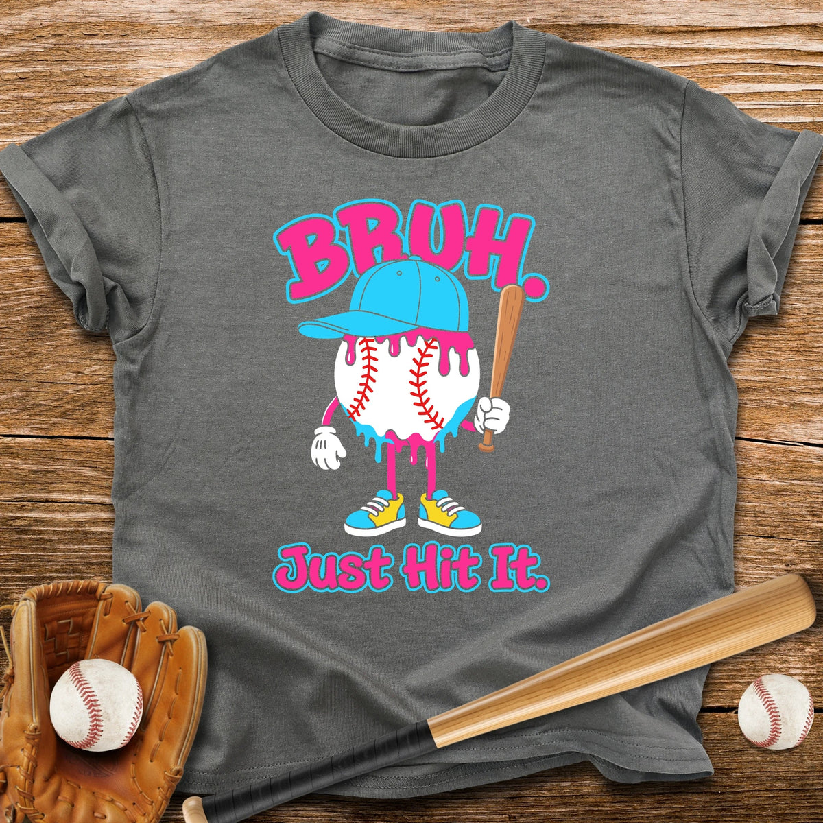 Bruh Just Hit It Drip Youth Tee - HomeRun PrintsKids clothes