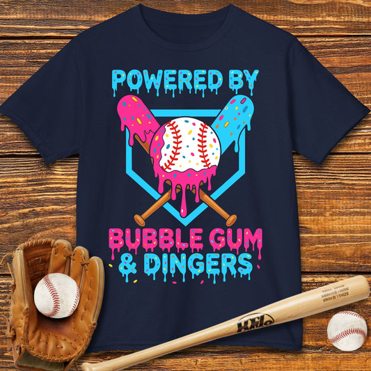 Bubble Gum And Dingers Kids T-shirt - HomeRun PrintsKids clothes