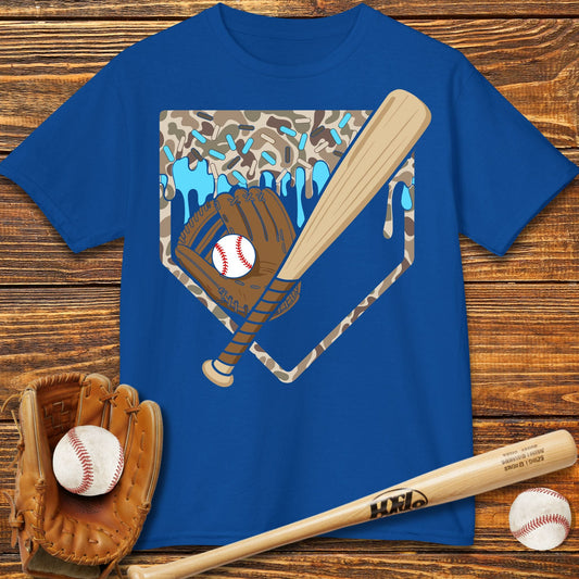 Camo Drip Kids T-Shirt - HomeRun PrintsKids clothes