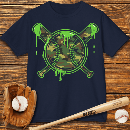 Camo Drip Kids T-Shirt - HomeRun PrintsKids clothes