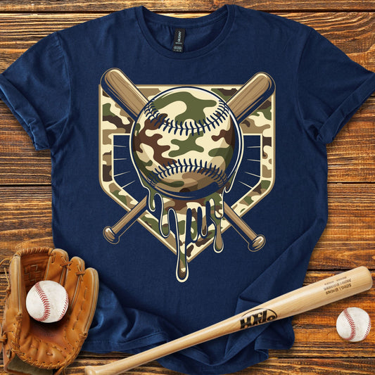 Camo Drip T-Shirt - HomeRun PrintsT-Shirt