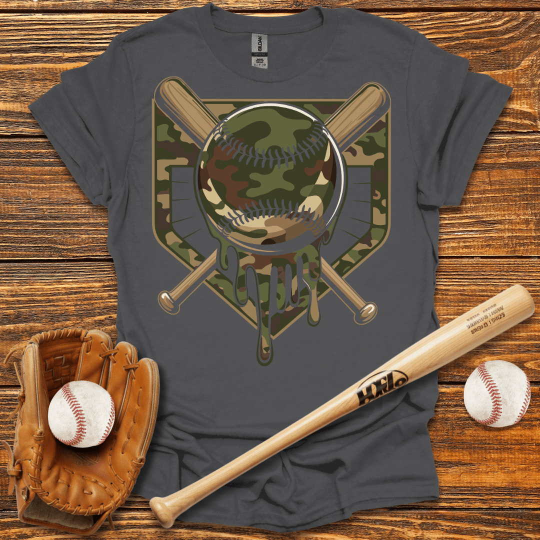 Camo Drip T-Shirt - HomeRun PrintsT-Shirt