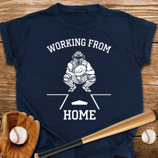 Catcher Clocks In At Home Youth Tee - HomeRun PrintsKids clothes
