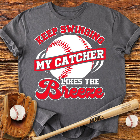Catcher Mom Grandma T-shirt - HomeRun PrintsT-Shirt