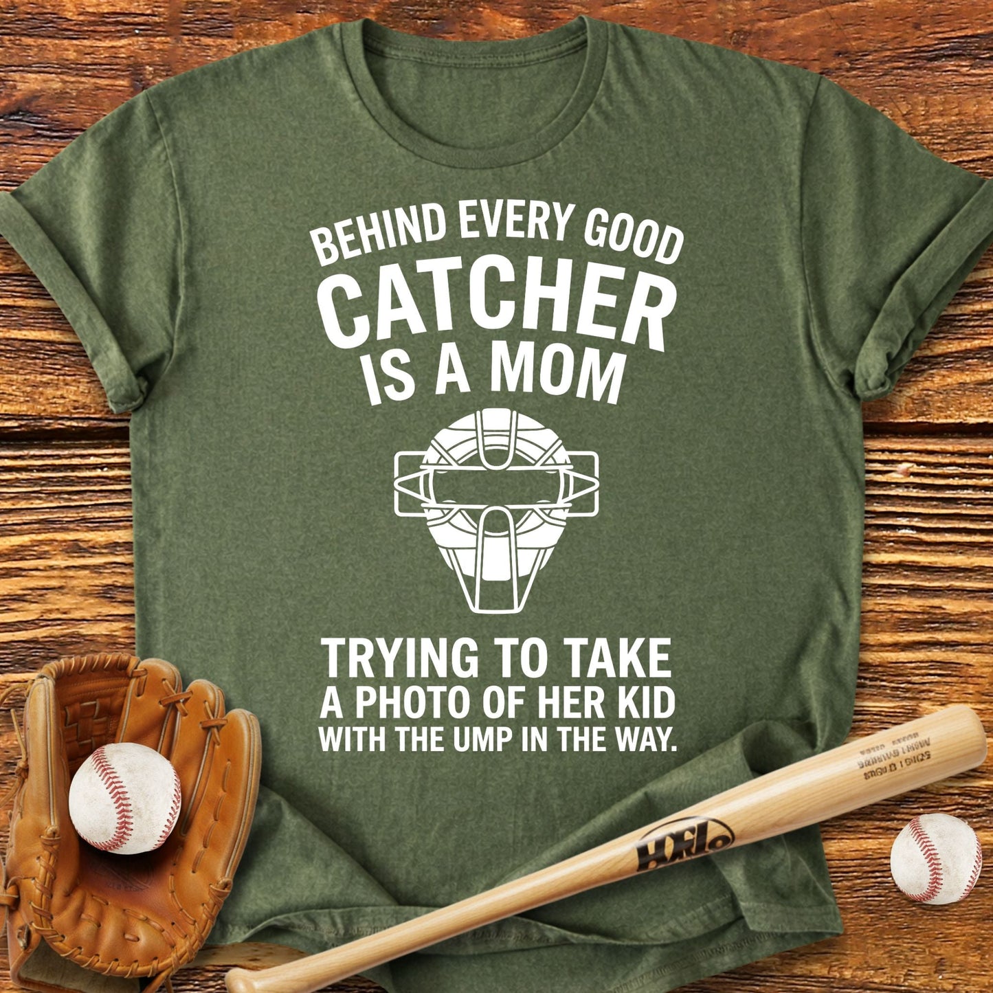 Catcher Mom T-Shirt - HomeRun PrintsT-Shirt