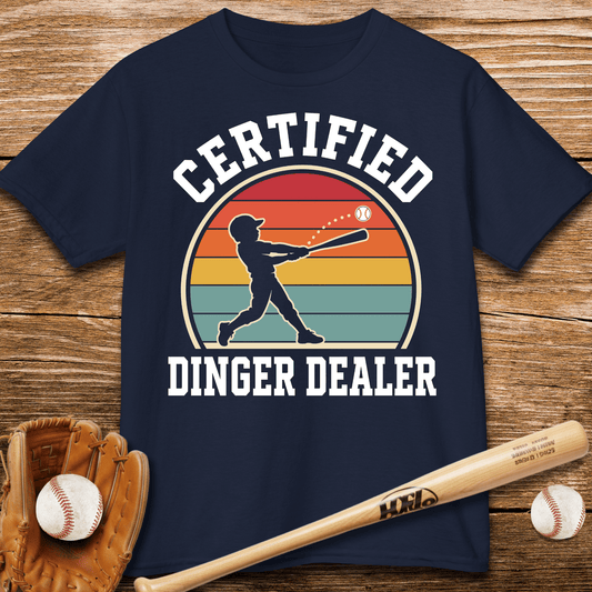 Certified Dinger Dealer Kids T-shirt - HomeRun PrintsKids clothes