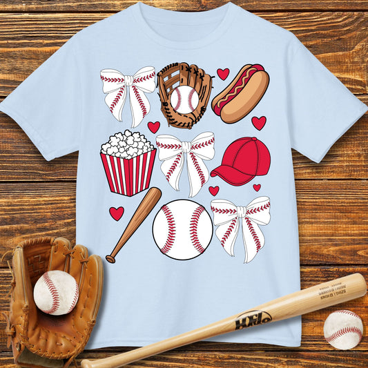 Coquette Bow Kids T-Shirt - HomeRun PrintsKids clothes