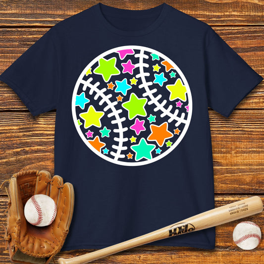 Cute Baseball Stars Kids T-shirt - HomeRun PrintsKids clothes