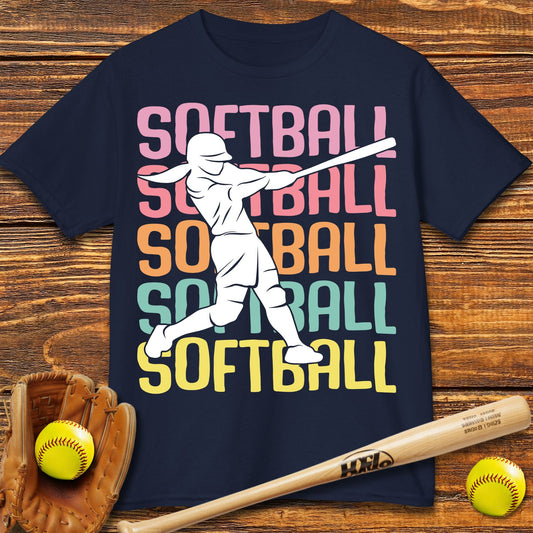 Cute Softball Kids T-shirt - HomeRun PrintsKids clothes
