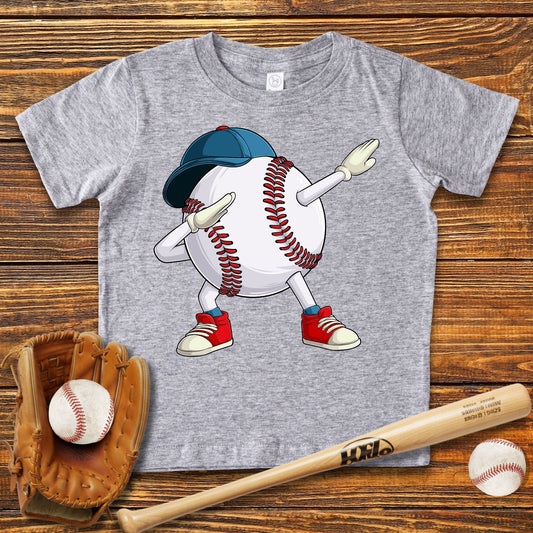 Dabbing Baseball Infant Baby Tee - HomeRun PrintsBaby T-Shirt