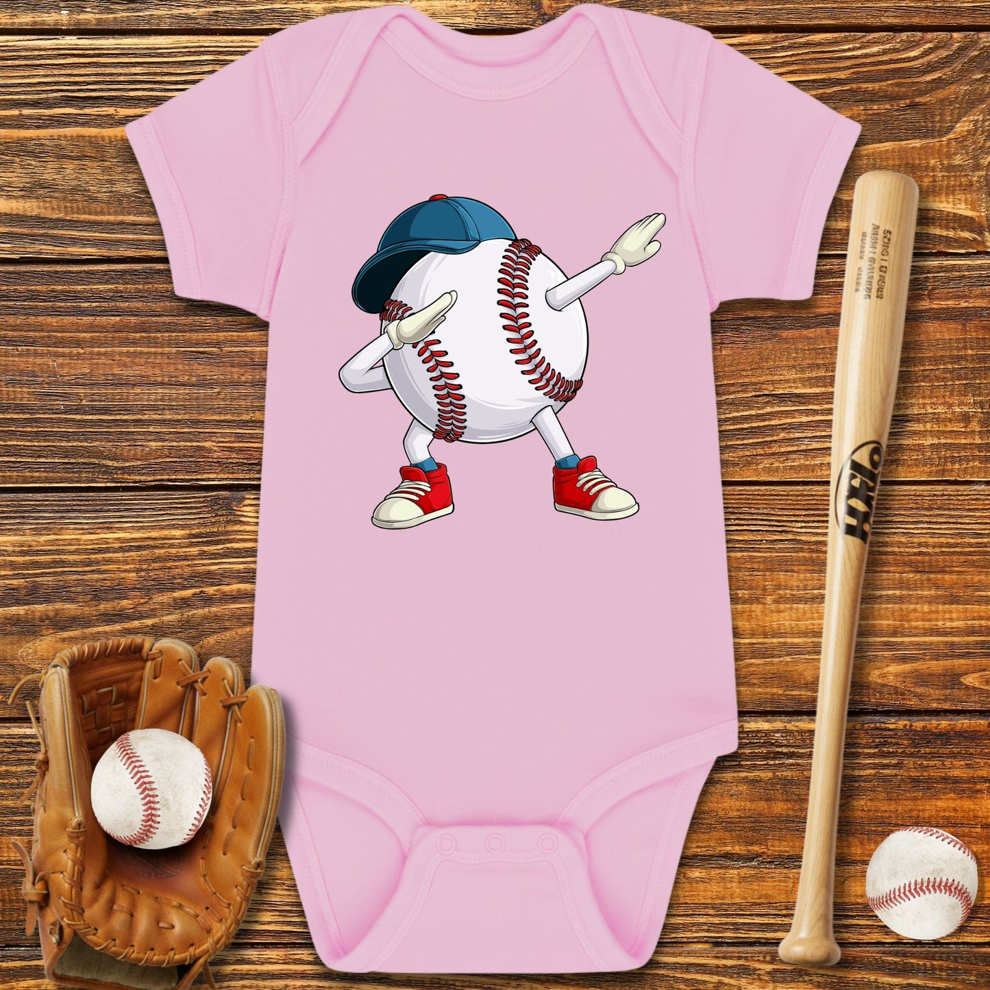 Dabbing Baseball Infant Bodysuit - HomeRun PrintsInfant Bodysuit