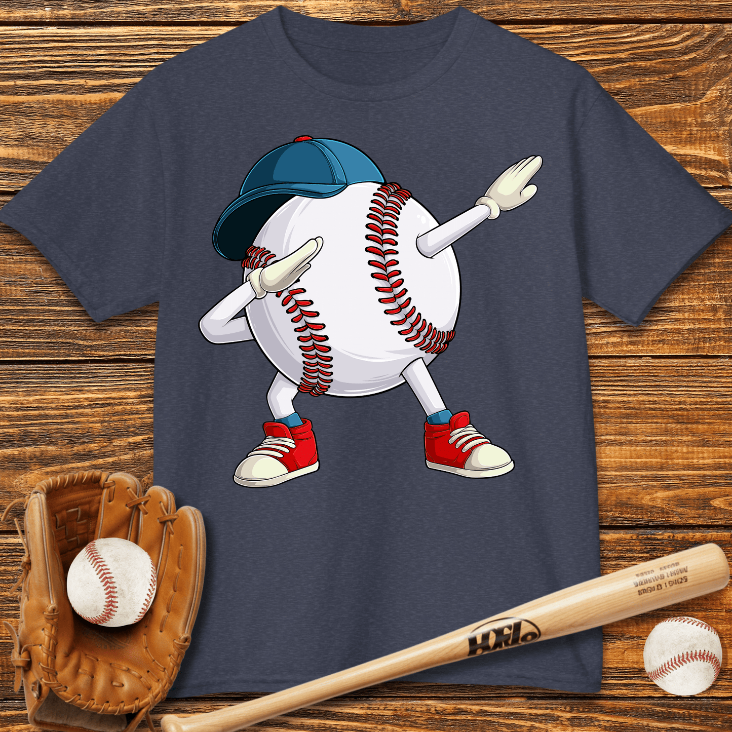 Dabbing Baseball Kids T-Shirt - HomeRun PrintsKids clothes