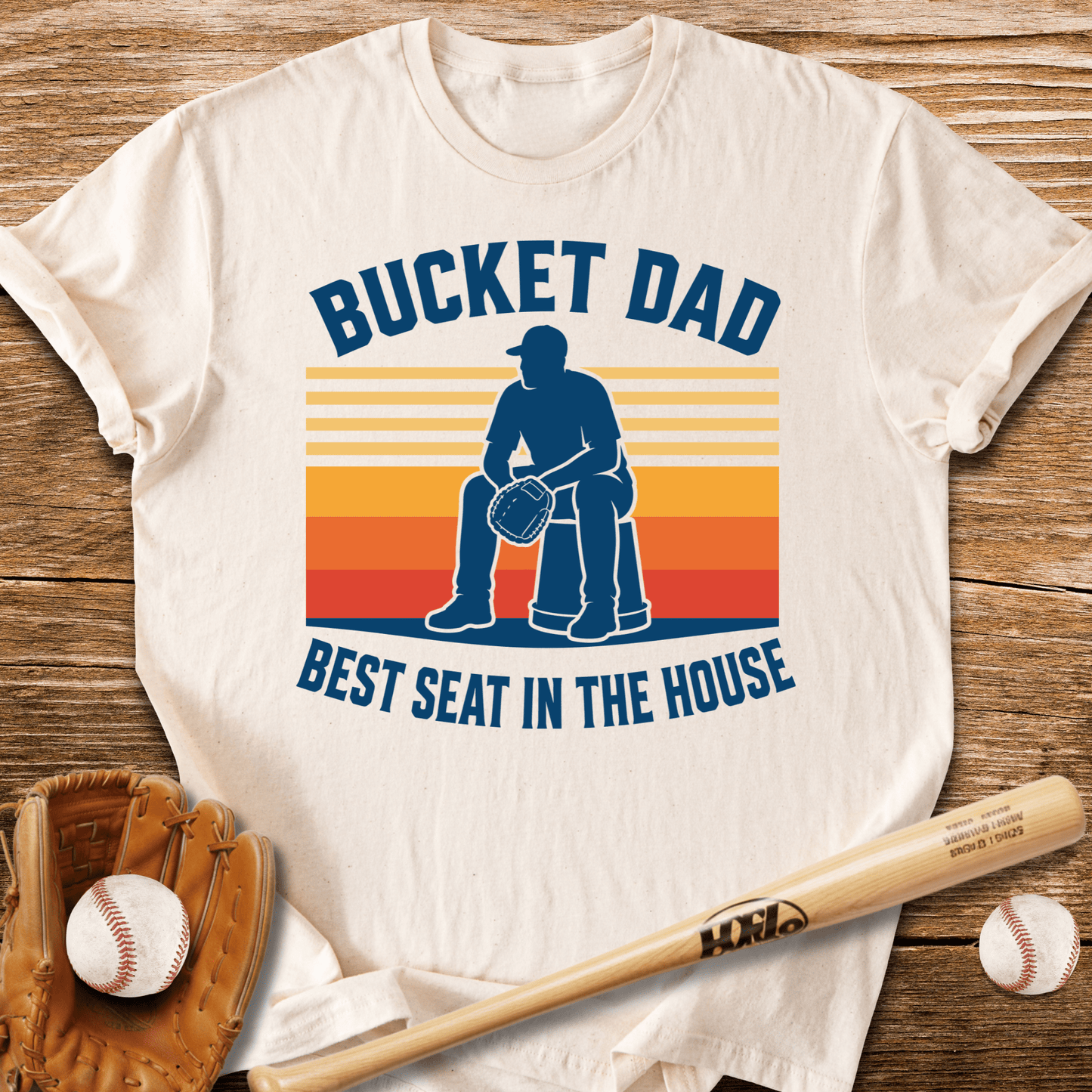 Dad's Bucket Throne T-Shirt - HomeRun PrintsT-Shirt