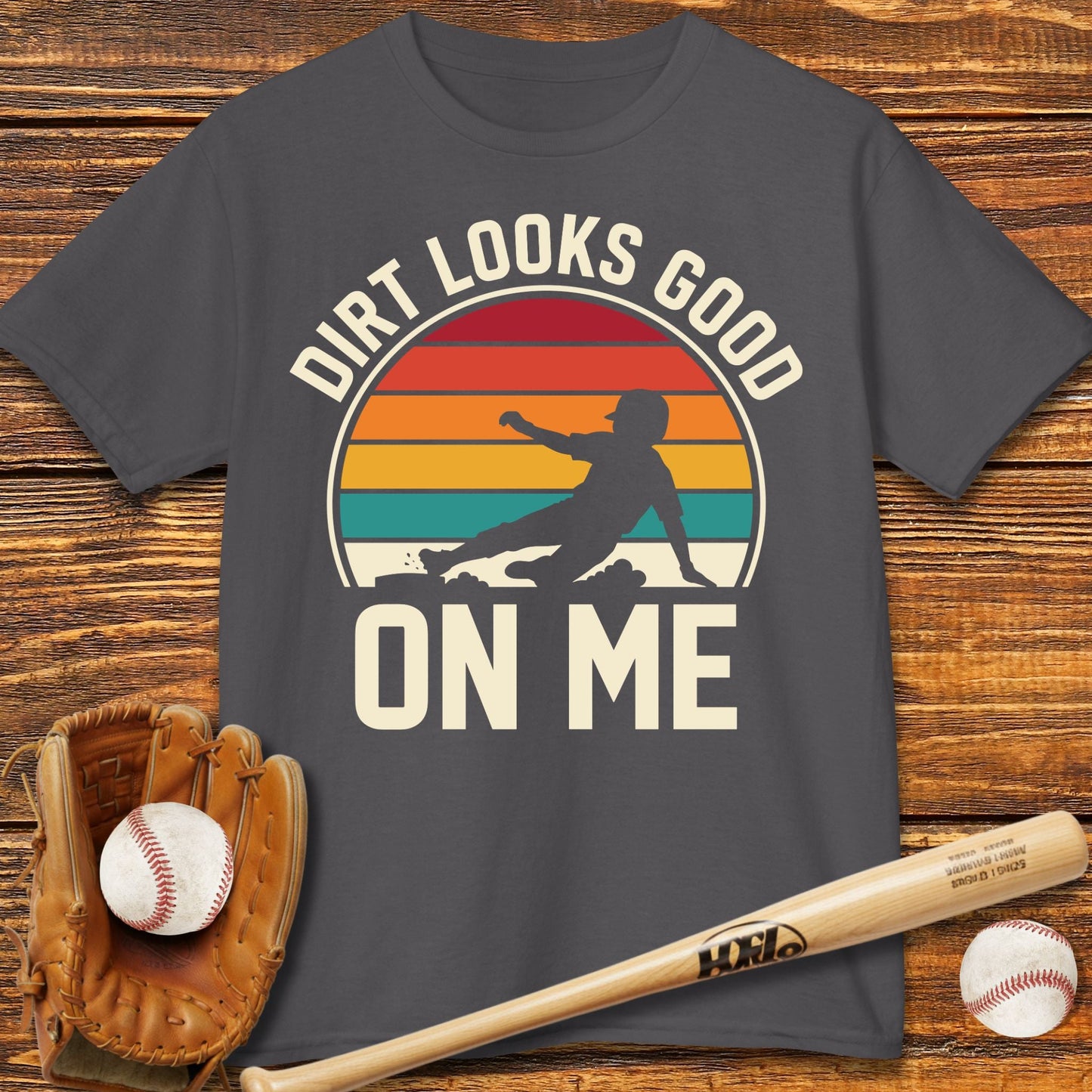Dirt Looks Good On Me Kids T-shirt - HomeRun PrintsKids clothes