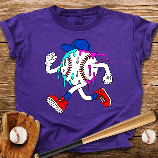 Drip Baseball Runner T-Shirt - HomeRun PrintsKids clothes