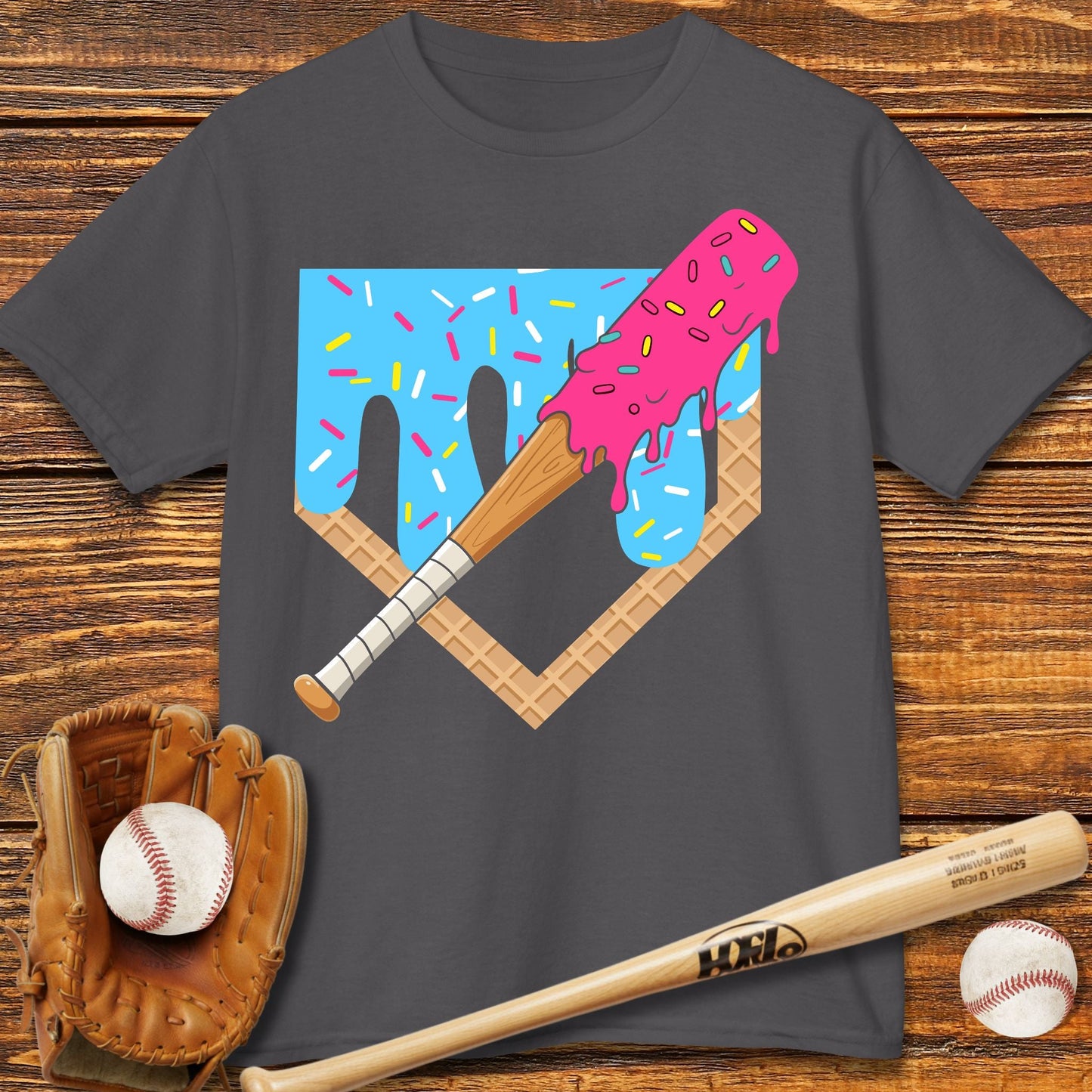 Drip Home Plate Kids T-shirt - HomeRun PrintsKids clothes