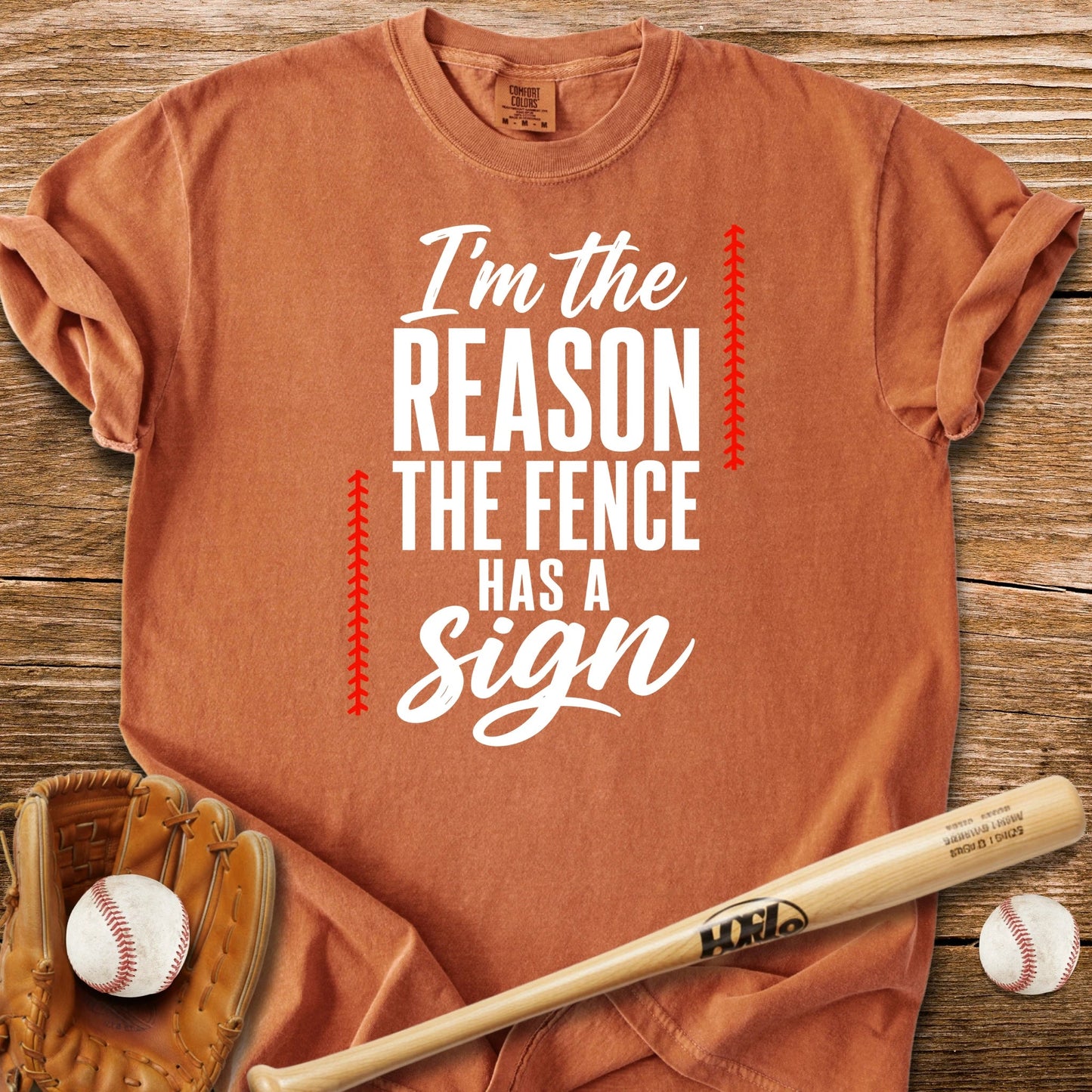 Fence Sign Heckler - HomeRun PrintsT-Shirt