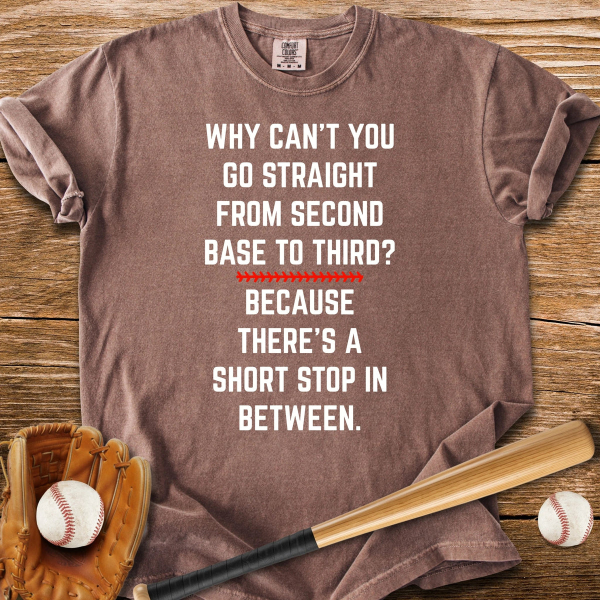 Funny Baseball Joke - HomeRun PrintsComfort Colors