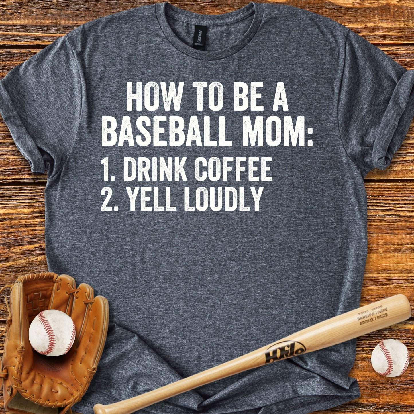 Funny Baseball Mom T-shirt - HomeRun PrintsT-Shirt