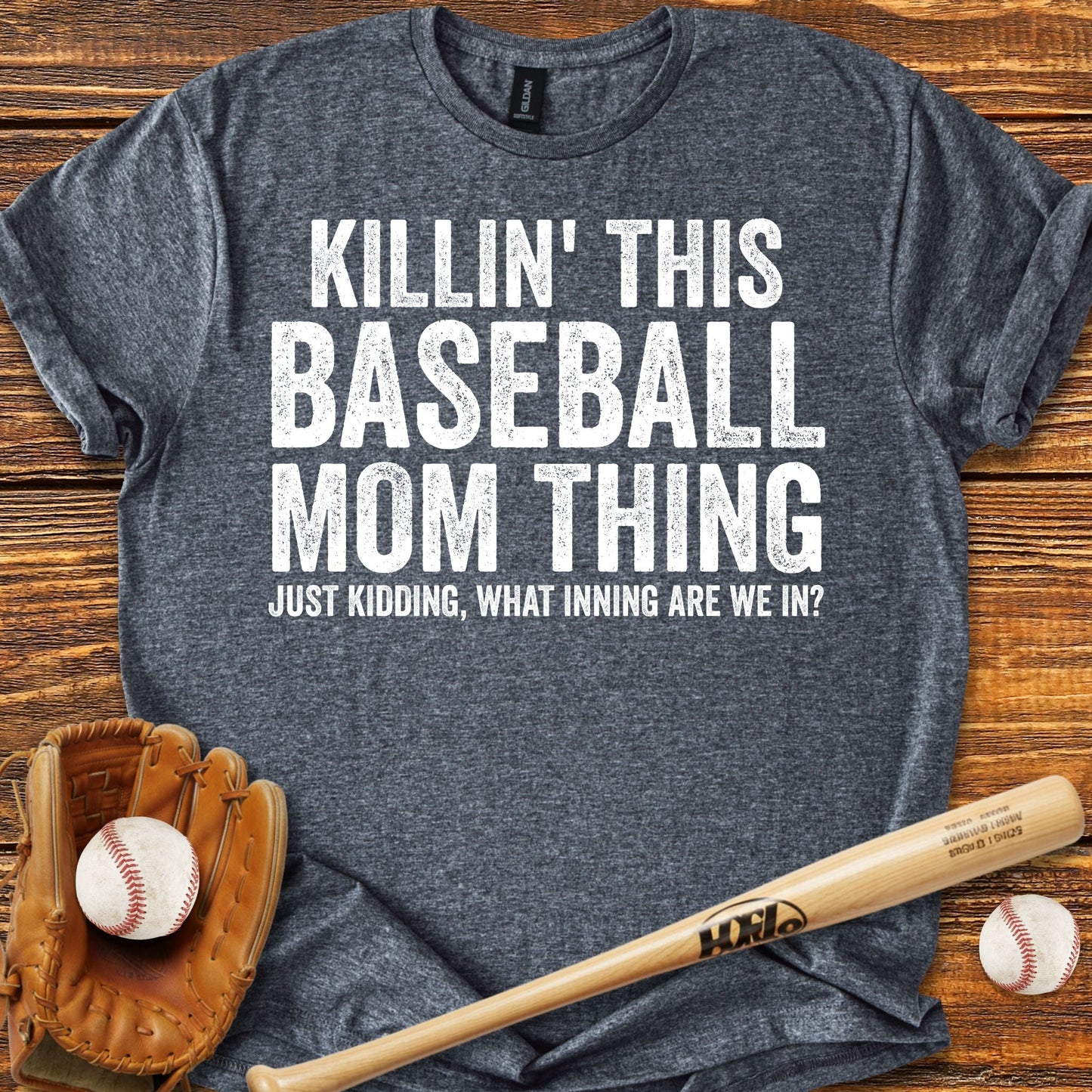 Funny Baseball Mom T-shirt - HomeRun PrintsT-Shirt