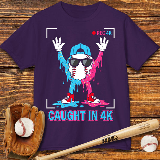 Funny Caught In 4K Kids T-shirt - HomeRun PrintsKids clothes