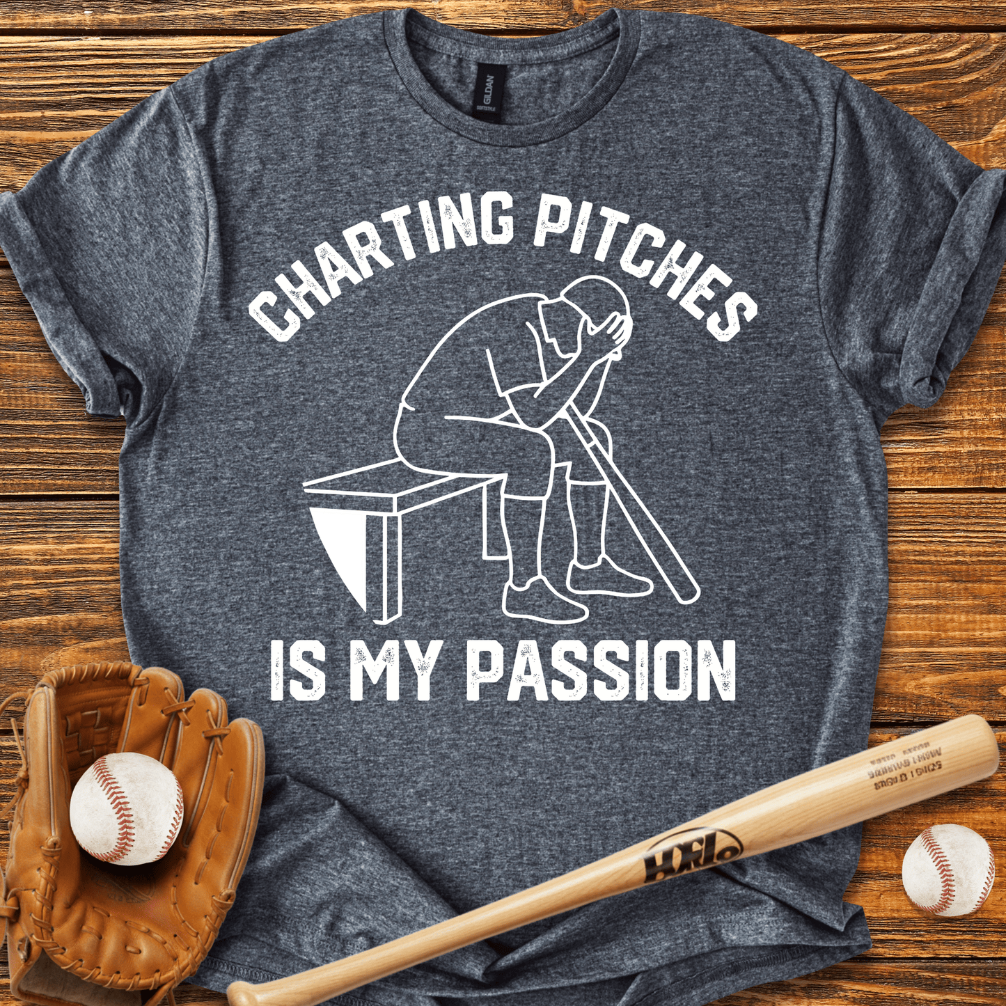 Funny Charting Pitches T-Shirt - HomeRun PrintsT-Shirt
