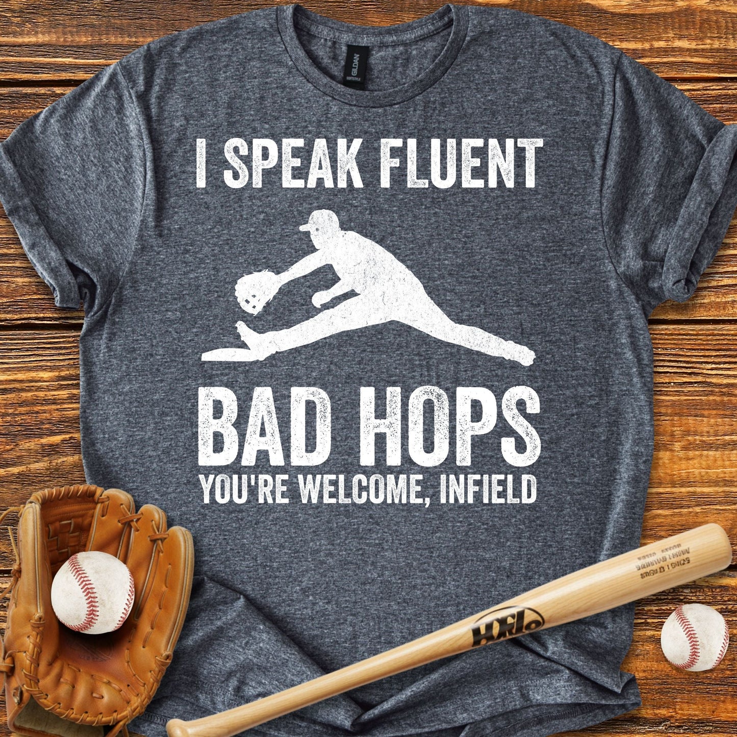 Funny First Baseman T-shirt - HomeRun PrintsT-Shirt