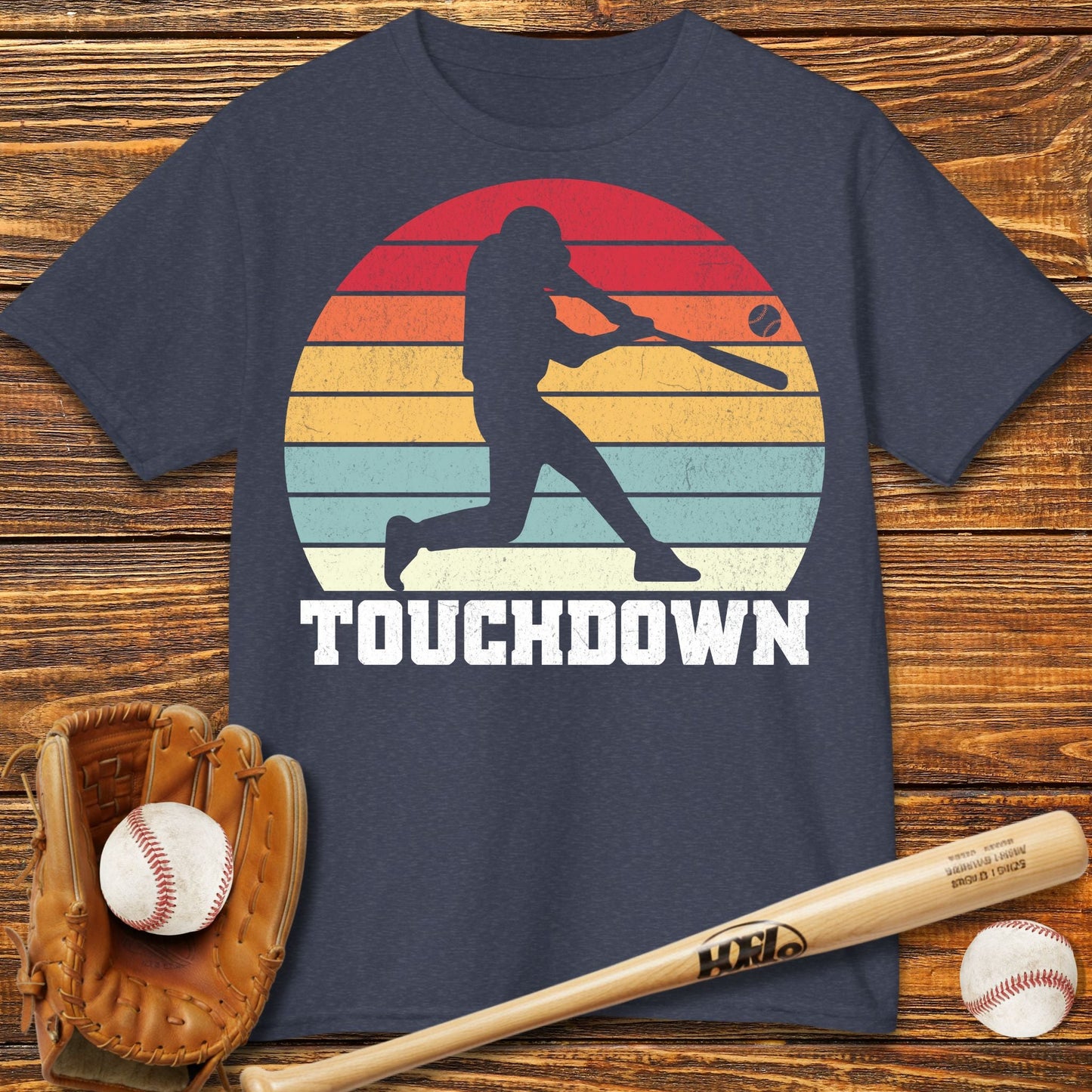 Funny Touchdown Kids T-Shirt - HomeRun PrintsKids clothes