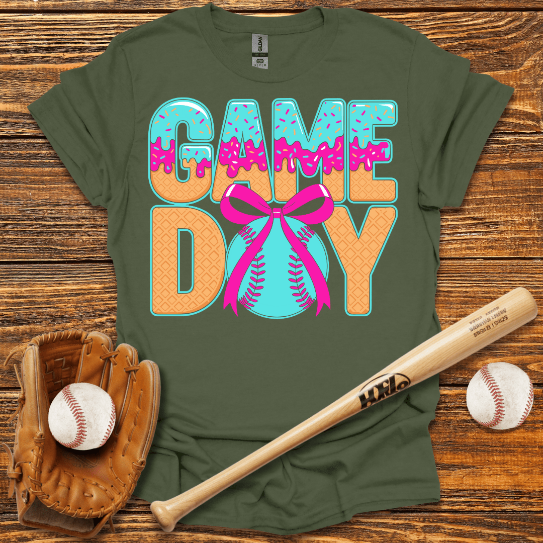 Game Day Drip T-Shirt - HomeRun PrintsT-Shirt