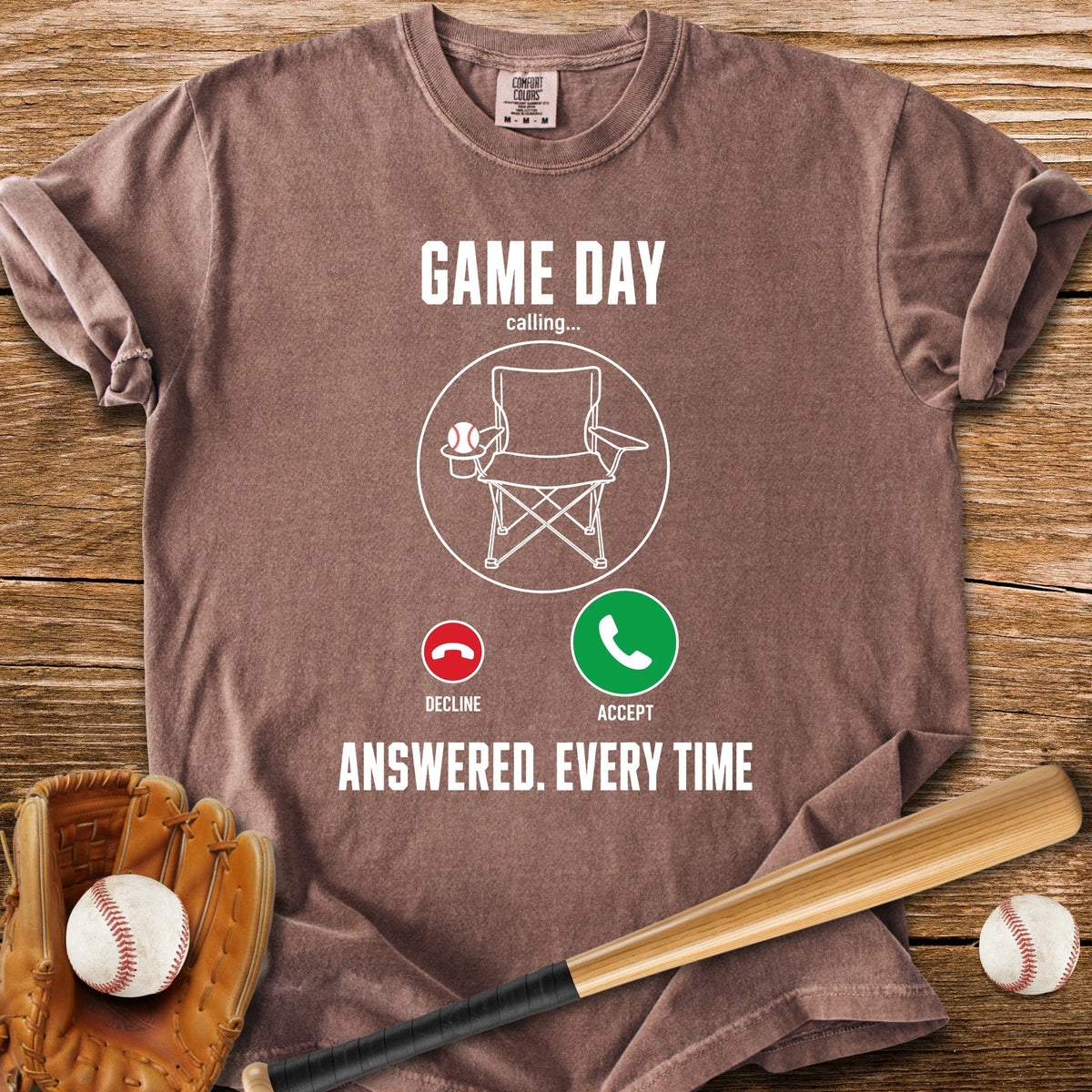 Game Day Is Calling - HomeRun PrintsComfort Colors