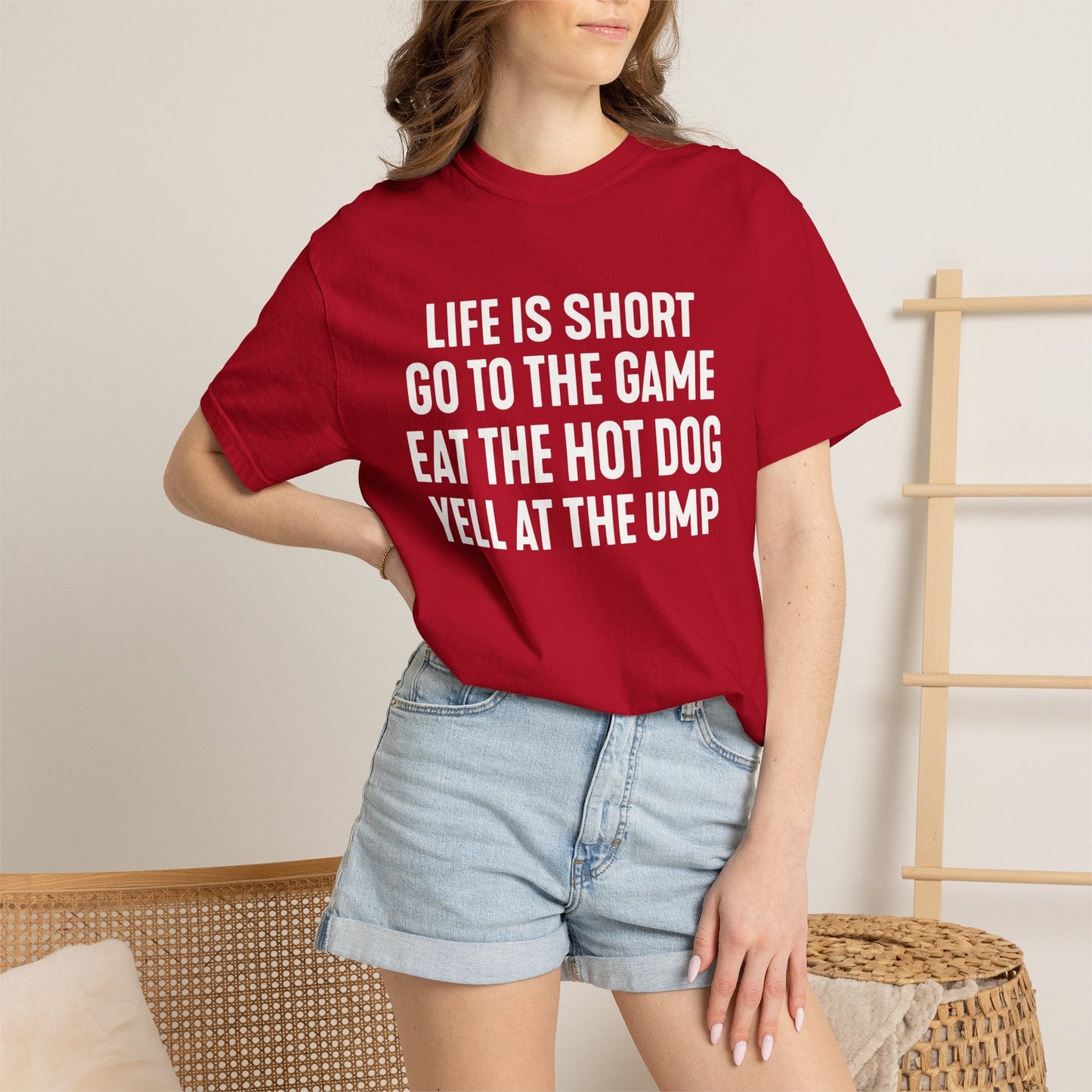 Game Hot Dog Heckle Repeat T-Shirt - HomeRun PrintsT-Shirt