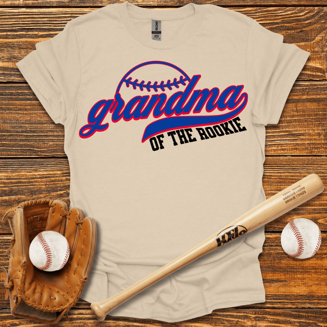 Grandma Of The Rookie T-Shirt - HomeRun PrintsT-Shirt