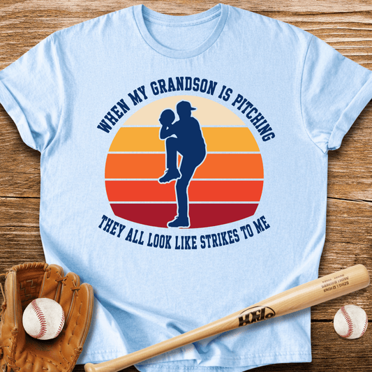 Grandparent Sees Only Strikes T-Shirt - HomeRun PrintsT-Shirt