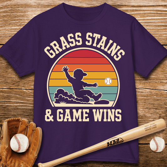 Grass Stains & Game Wins Kids T-shirt - HomeRun PrintsKids clothes