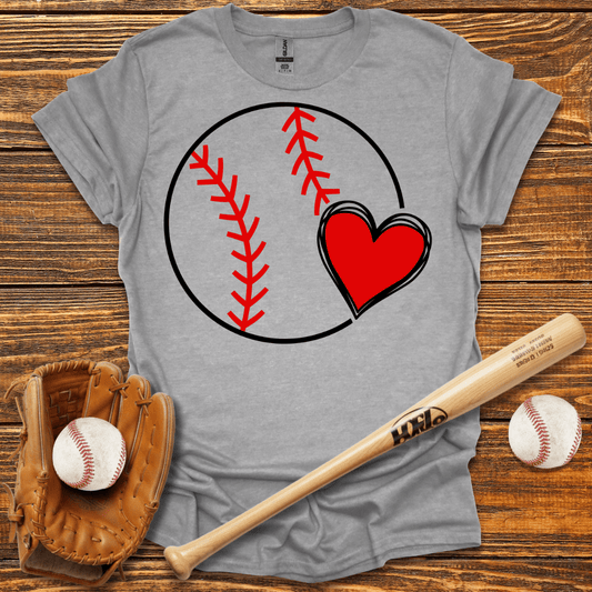 Heart T-Shirt - HomeRun PrintsT-Shirt