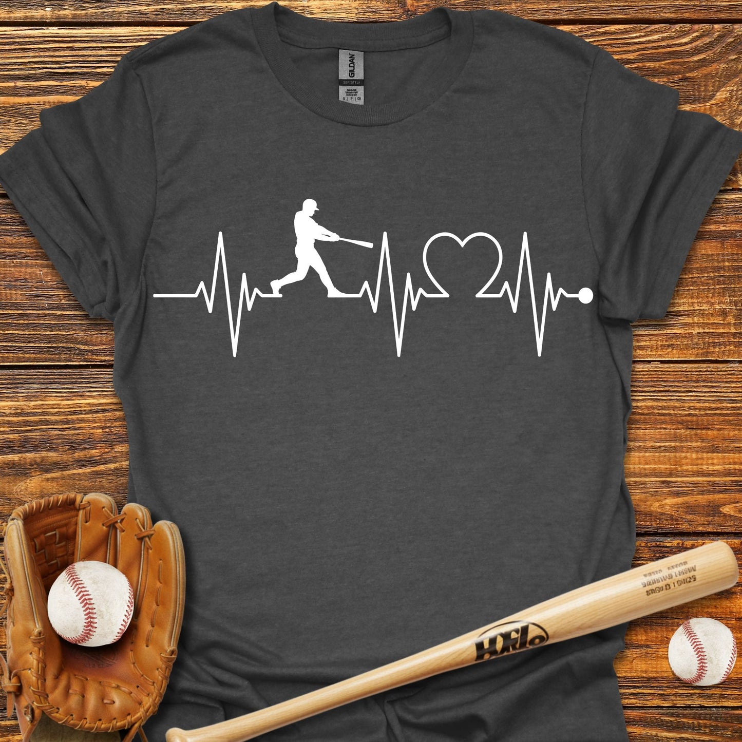 Heartbeat T-Shirt - HomeRun PrintsT-Shirt