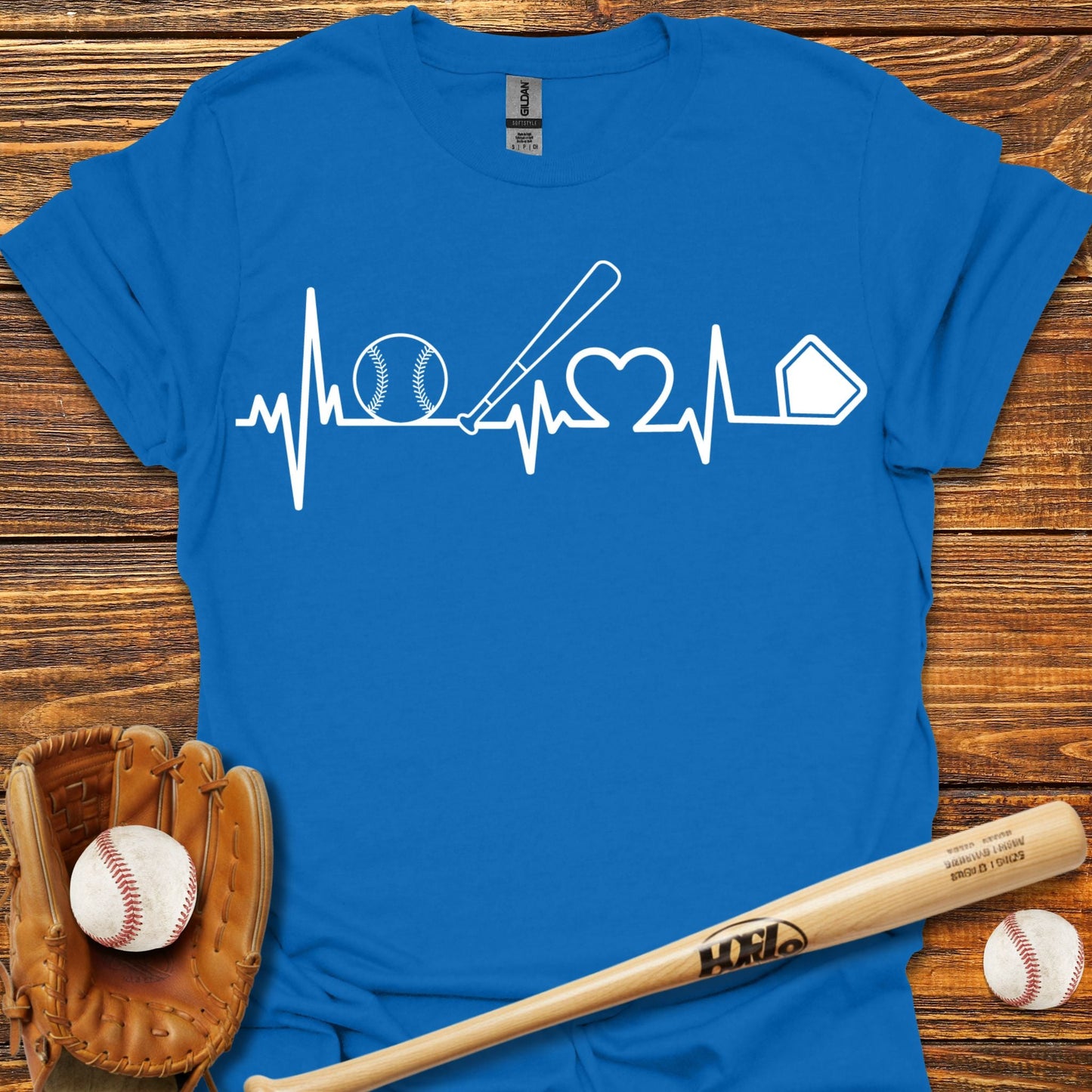 Heartbeat T-Shirt - HomeRun PrintsT-Shirt