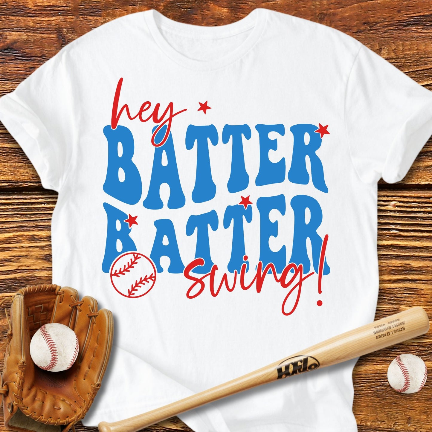 Hey Batter Batter Swing T-Shirt - HomeRun PrintsT-Shirt