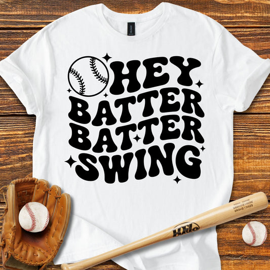 Hey Batter Batter Swing T-Shirt - HomeRun PrintsT-Shirt