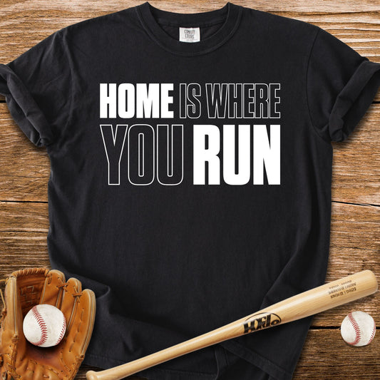 Home Plate Wordplay T-Shirt - HomeRun PrintsComfort Colors